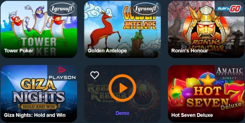 Бесплатная игра в слоты